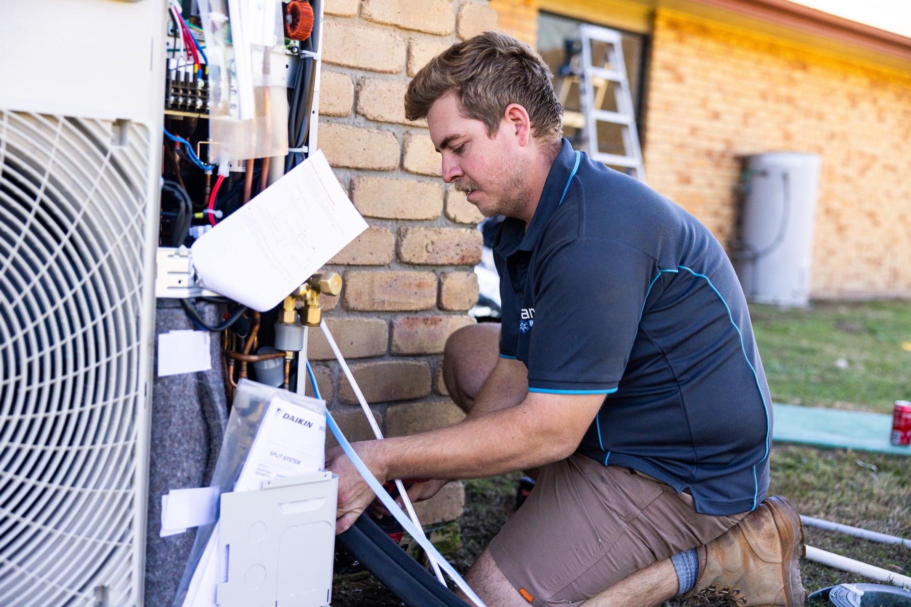Using the right tools for ducted airconditioning wiring